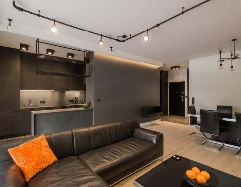 Apartament w stylu industrialnym